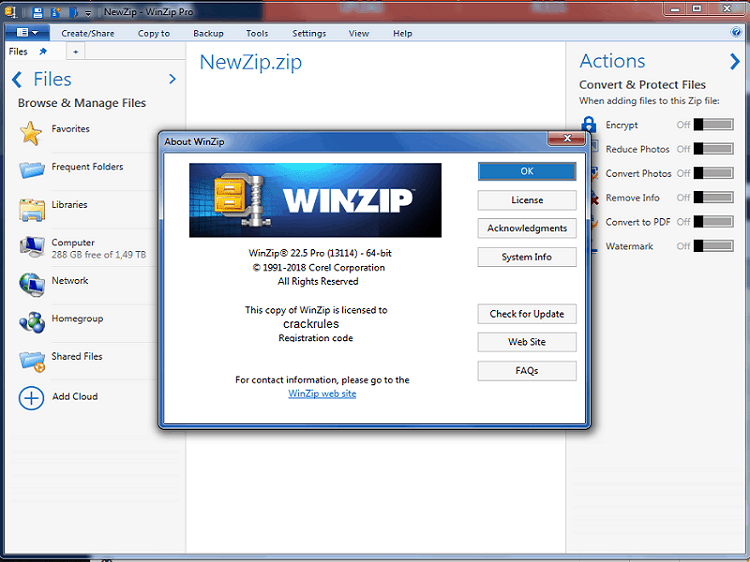 winzip pro 22.5